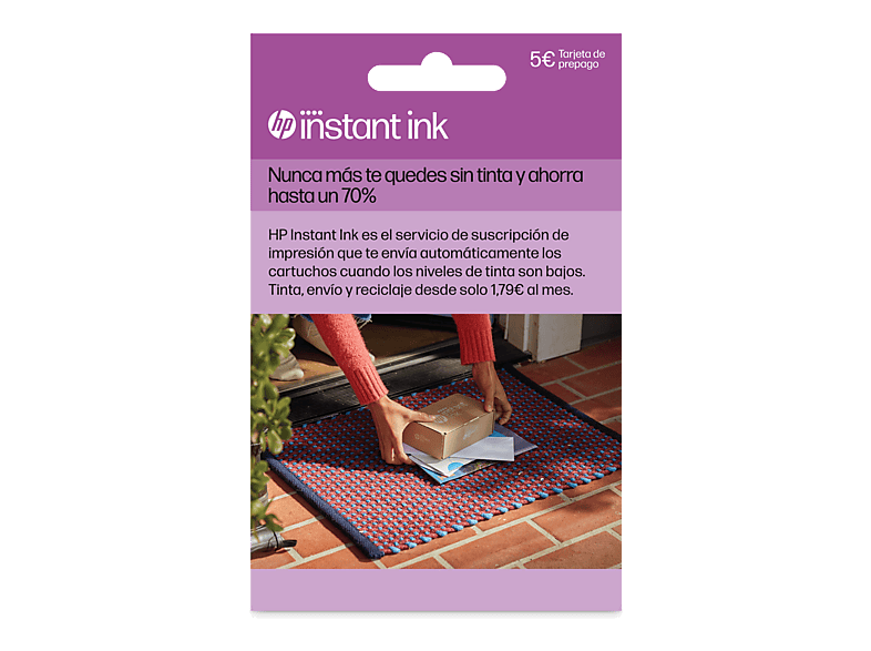 Servicio de suscripción impresión - HP Instant Ink, Recibe tus cartuchos automáticamente cuando los necesites (Formato físico)