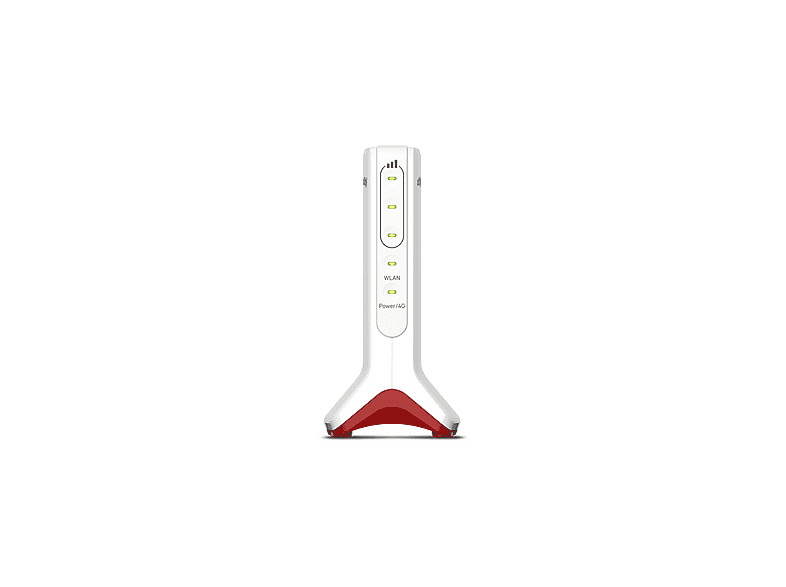 AVM FRITZ!Box 6825 4G, Wi-Fi 6, Weiß/Rot; WLAN Mesh Router — Foto 2 von 4