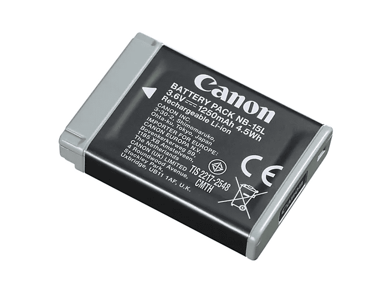 Canon NB-15L Akku; Wiederaufladbarer Akku