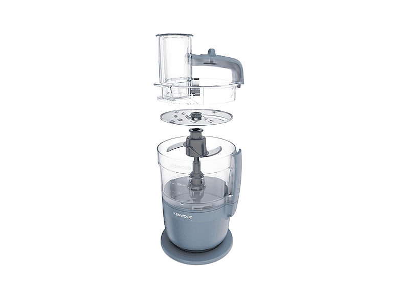 Kenwood FDP 23.140 GY MultiPro Go Kompakt Food Prozessor Storm Blue (Rührschüsselkapazität: 1,3 l, 900 Watt) — Foto 3 von 5