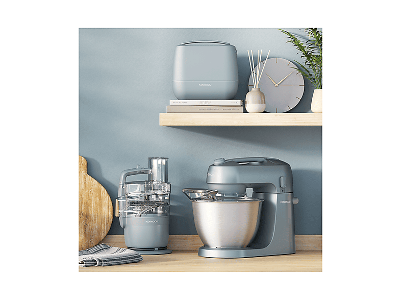 Kenwood FDP 23.140 GY MultiPro Go Kompakt Food Prozessor Storm Blue (Rührschüsselkapazität: 1,3 l, 900 Watt) — Foto 4 von 5