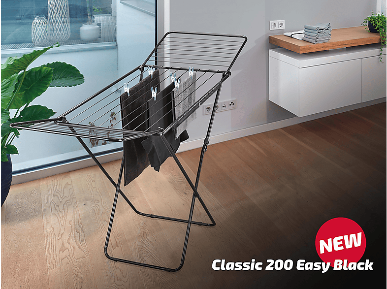 Leifheit 81696 Standtrockner Classic 200 Easy Black — Foto 3 von 3