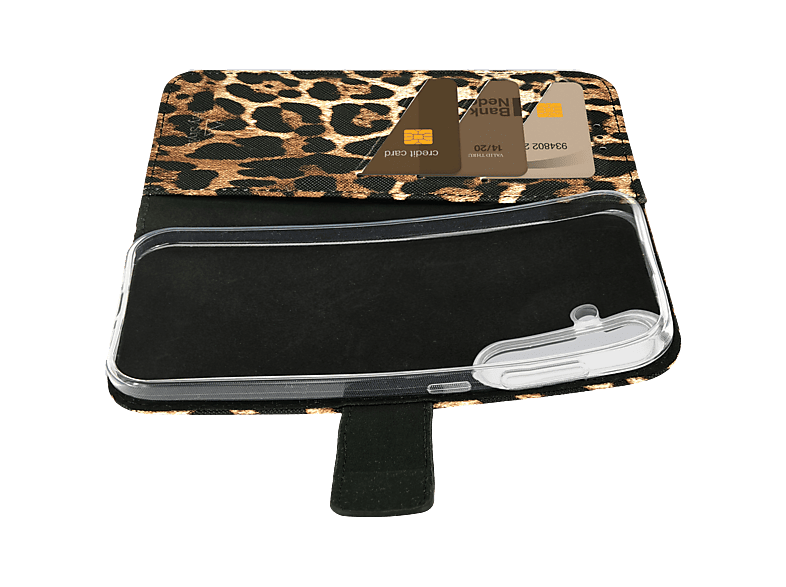 Étui portefeuille Flex Mystyle pour Samsung Galaxy S26 Wild Leopard