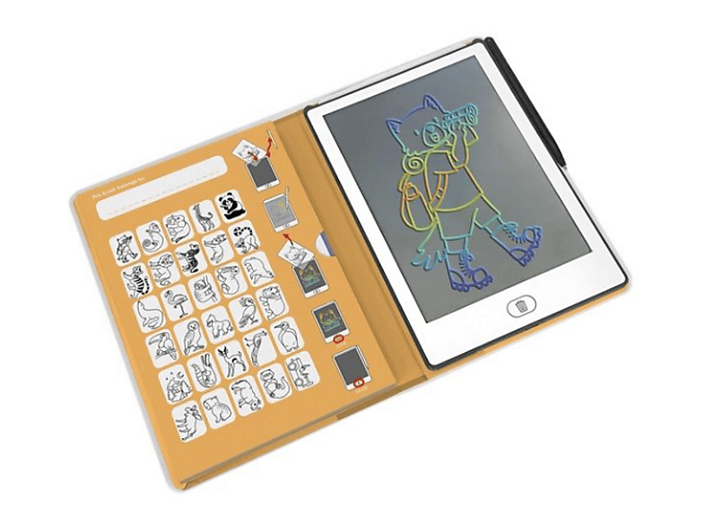 kidywolf Digitales Malbuch Kidydraw-Mini: Tiere Maltafel, Beige — Foto 2 von 5