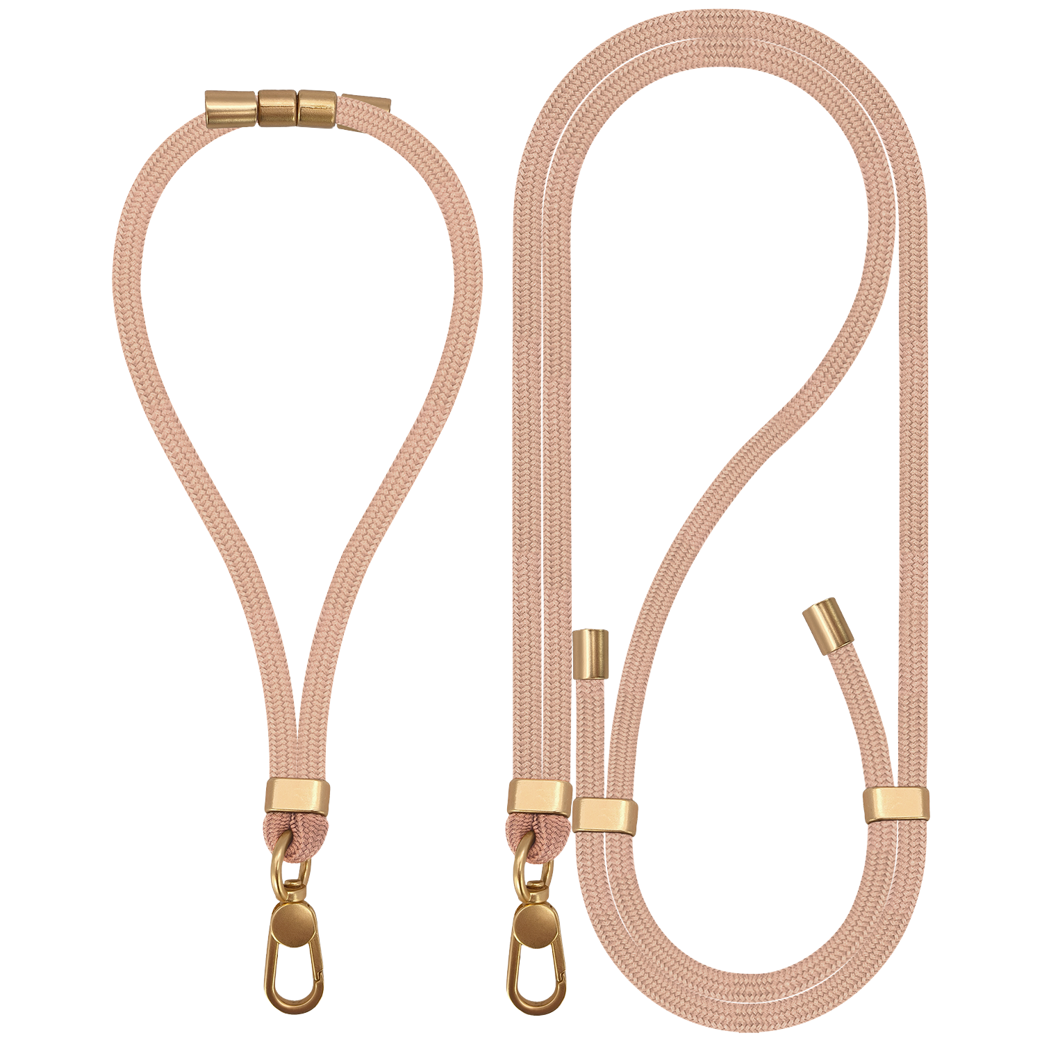 MYSTYLE Body & Wrist (2-Pack) Lanyard Set Telefoonhoesje Universeel Pink afbeelding