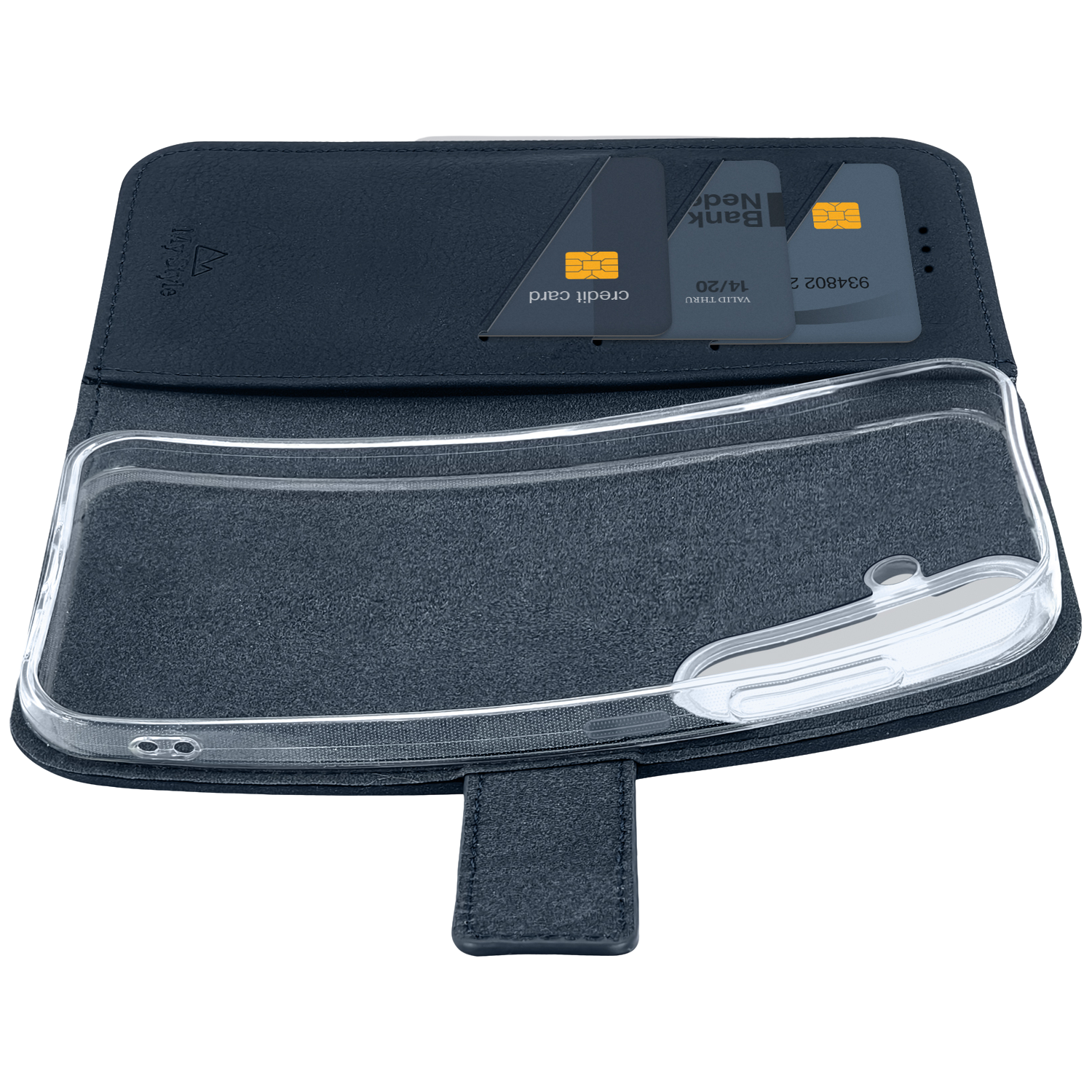 MYSTYLE Flex Wallet Telefoonhoesje voor Samsung S26+ Royal Blue afbeelding