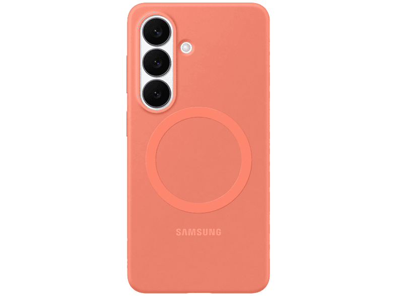Coque en silicone magnétique Samsung pour Galaxy S26 Rouge