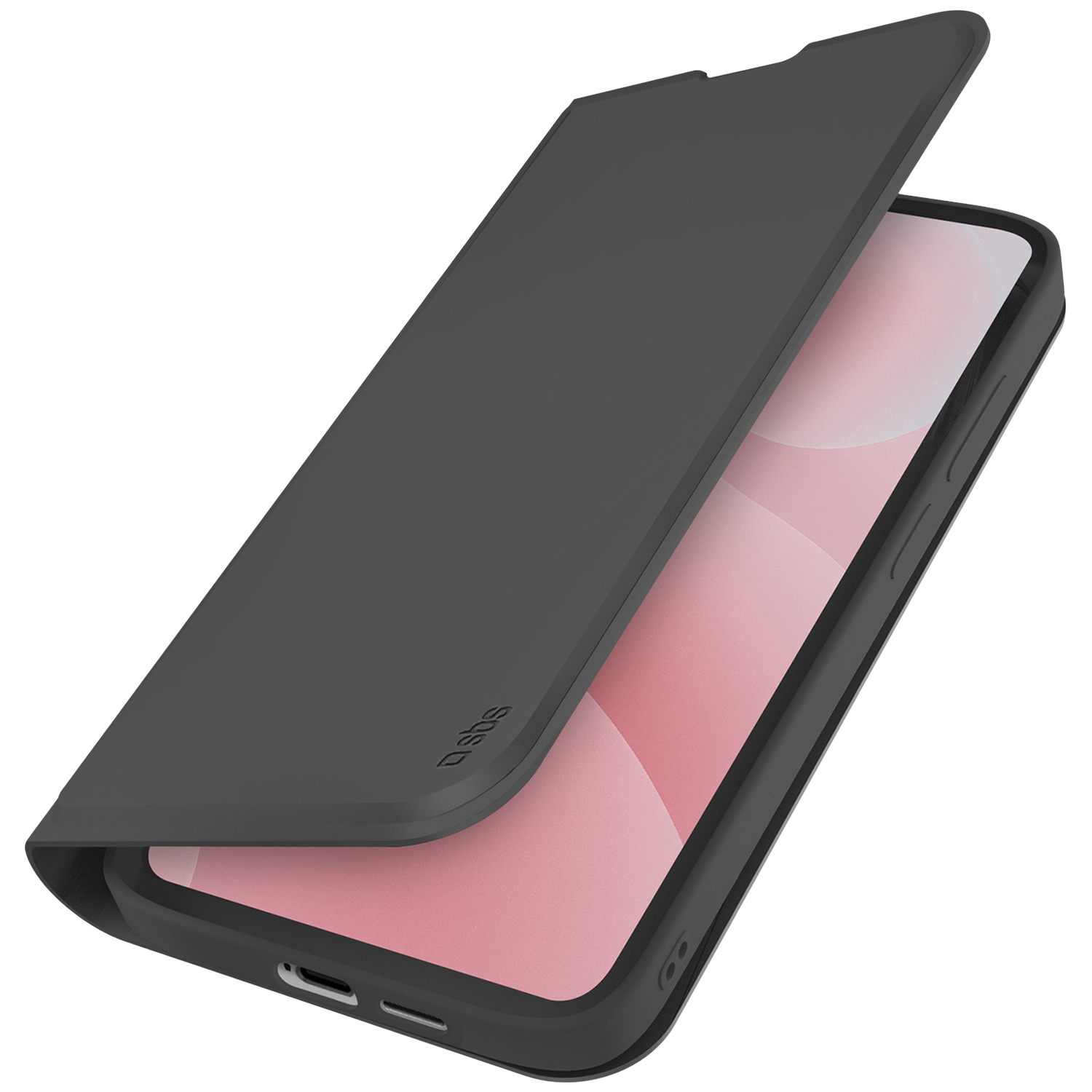 SBS Wallet Smooth Cover Telefoonhoesje voor Samsung Galaxy S26 Zwart afbeelding