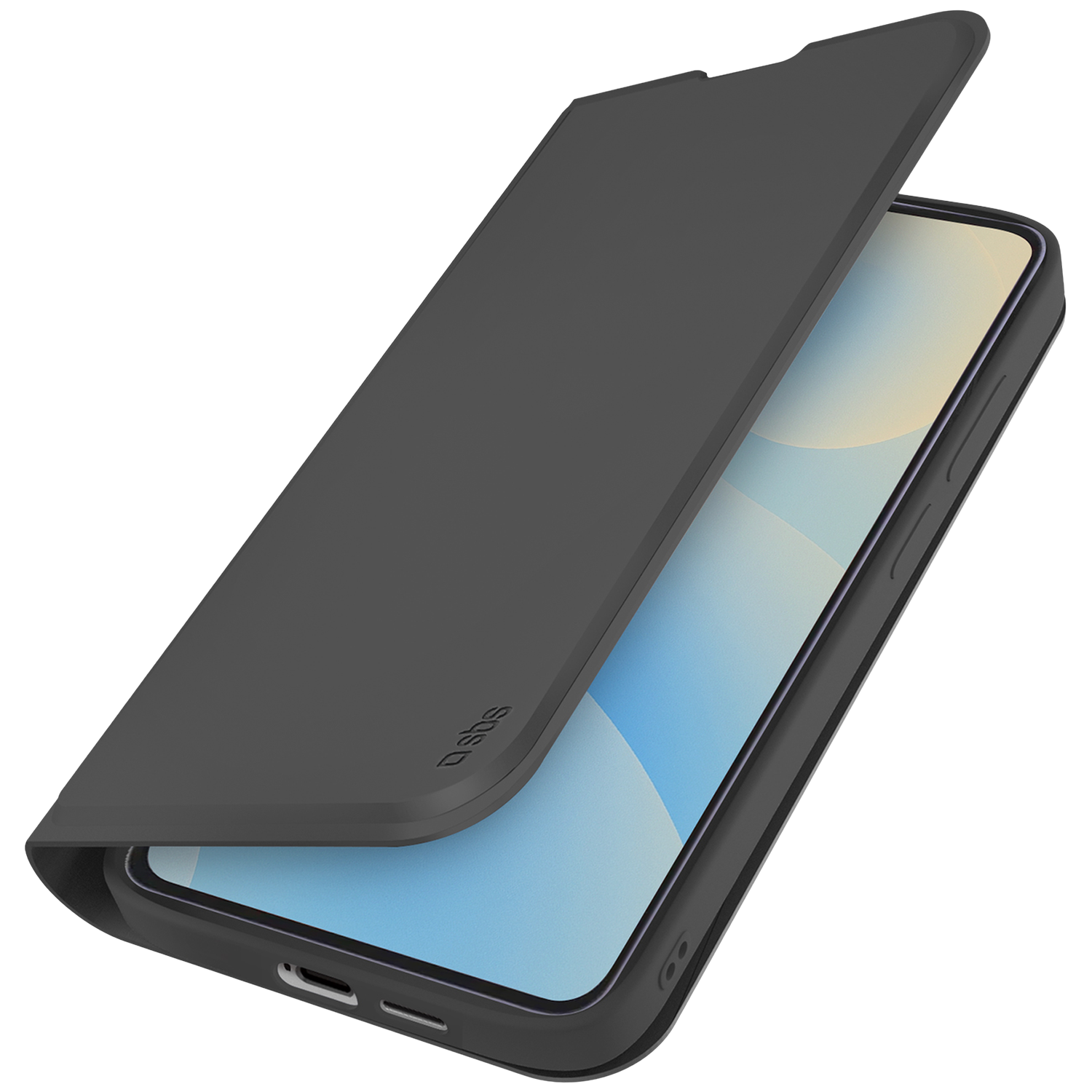 SBS Wallet Smooth Cover Telefoonhoesje voor Samsung Galaxy S26 Plus Zwart afbeelding