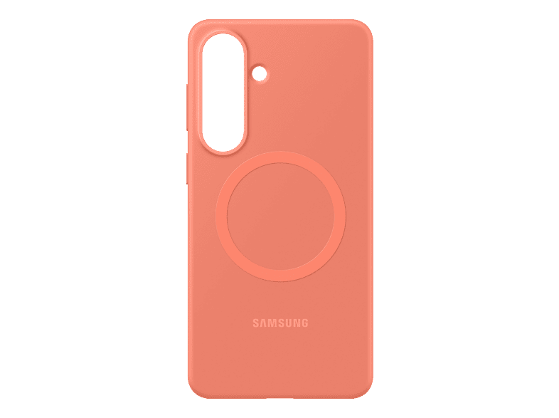 SAMSUNG Silicone Magnet Case, Backcover, Samsung, Galaxy S26+, Coralred
