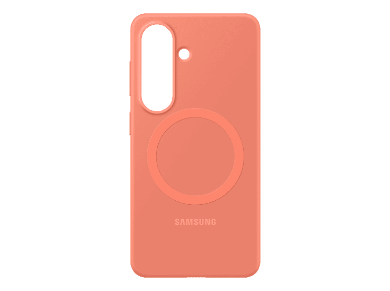 SAMSUNG Silicone Magnet Case, Backcover, Samsung, Galaxy S26, Coralred