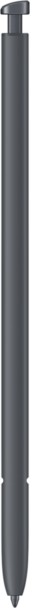 Uno stilo grigio con parte superiore arrotondata e punta.