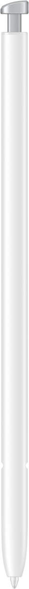 Un tubo bianco con tappo argentato, isolato su sfondo nero.