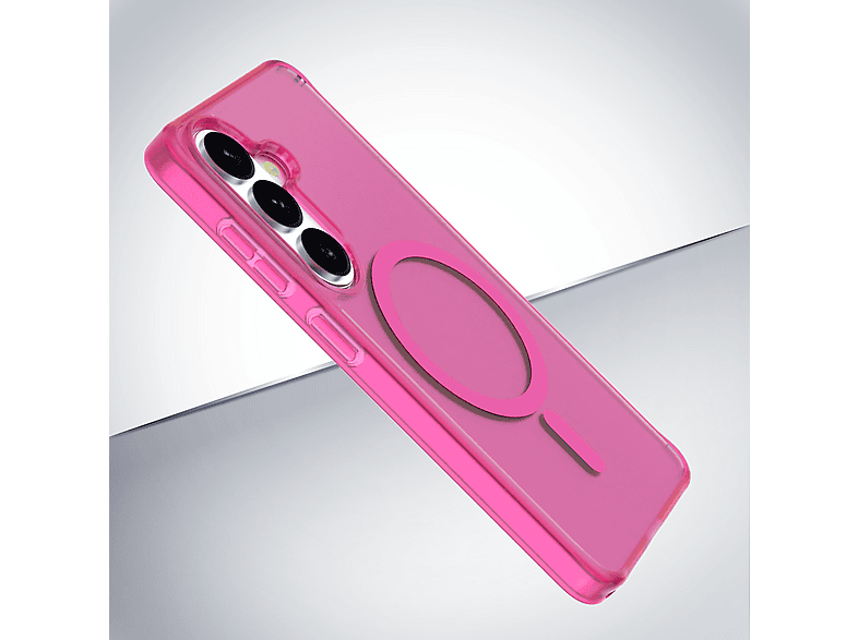 Funda móvil - CellularLine Frosty Mag, Para Samsung Galaxy S26, Compatible con MagSafe, Rosa – imagen 2