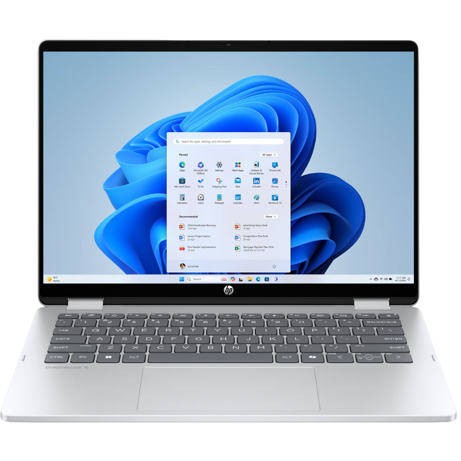 HP Omnibook 5 Flip 14-fp0070nd - 14 Inch 2k Intel Core I7-1355u 16 Gb 512 Iris® Xᵉ afbeelding