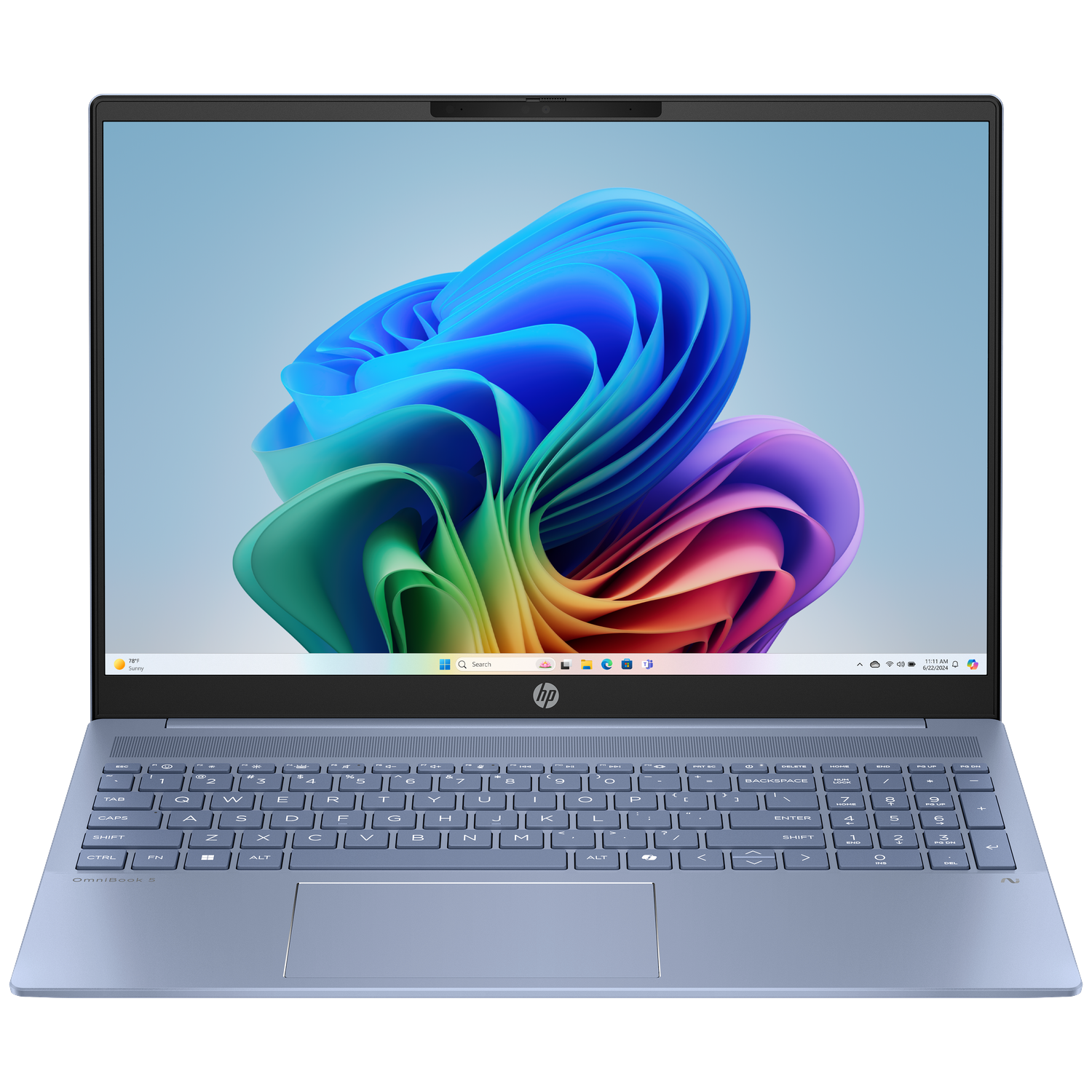 HP Omnibook 5 Next Gen Ai 16-ag1072nd - 16 Inch 2k Amd Ryzen™ 7 350 Gb 512 Radeon™ 860m afbeelding