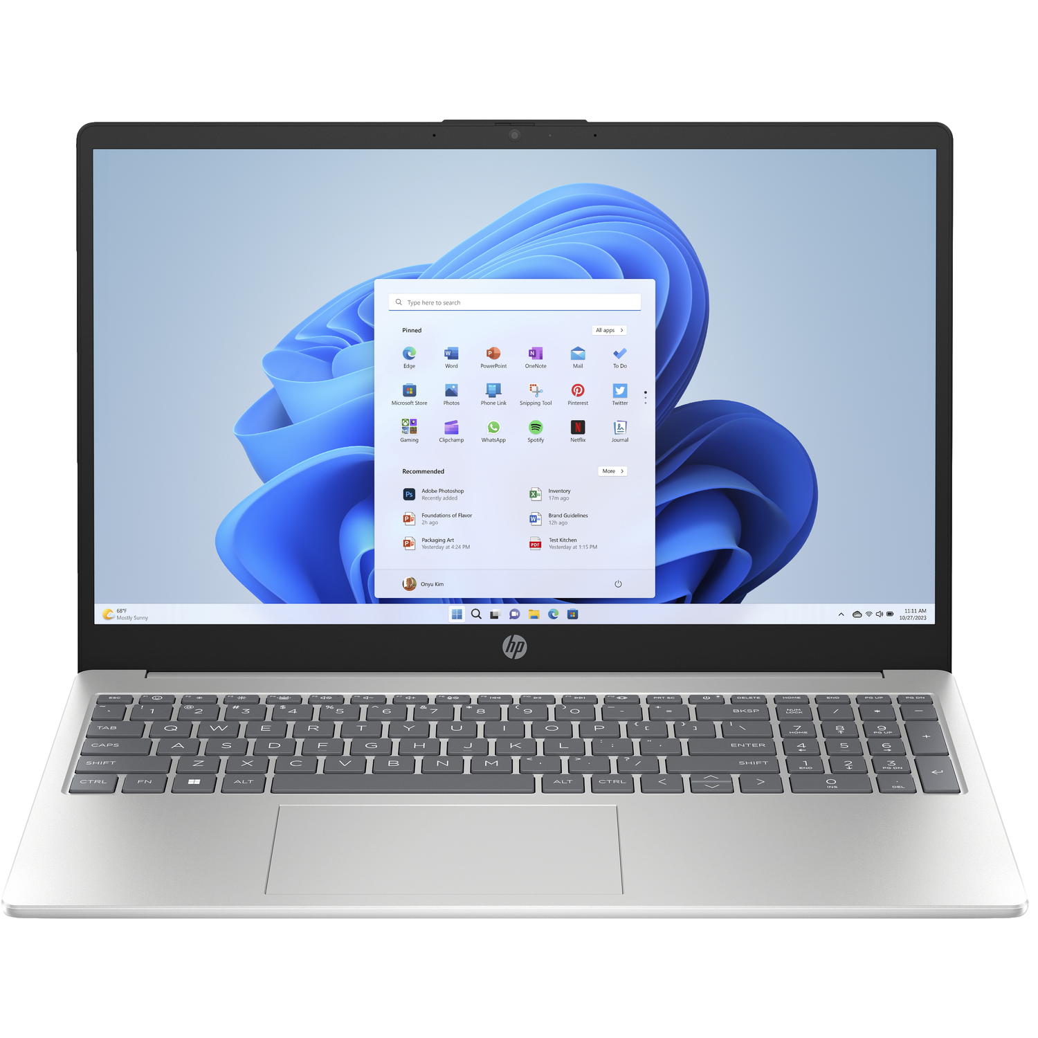 HP Laptop 15-fd1086nd - 15.6 Inch Full Hd Intel Core Ultra 7 155h 24 Gb 1 Tb Arc™ Onboard Graphics afbeelding