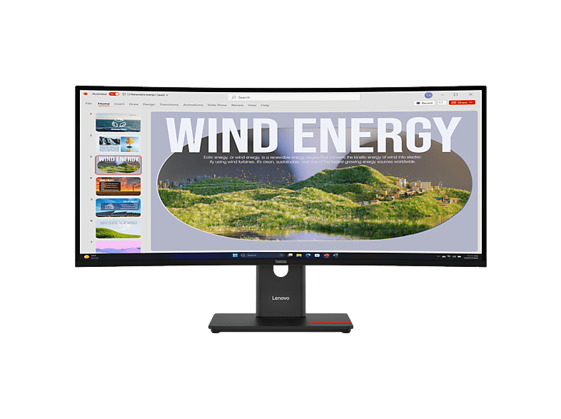 ThinkVision T34WD-40 34 pouces Eclipse Black