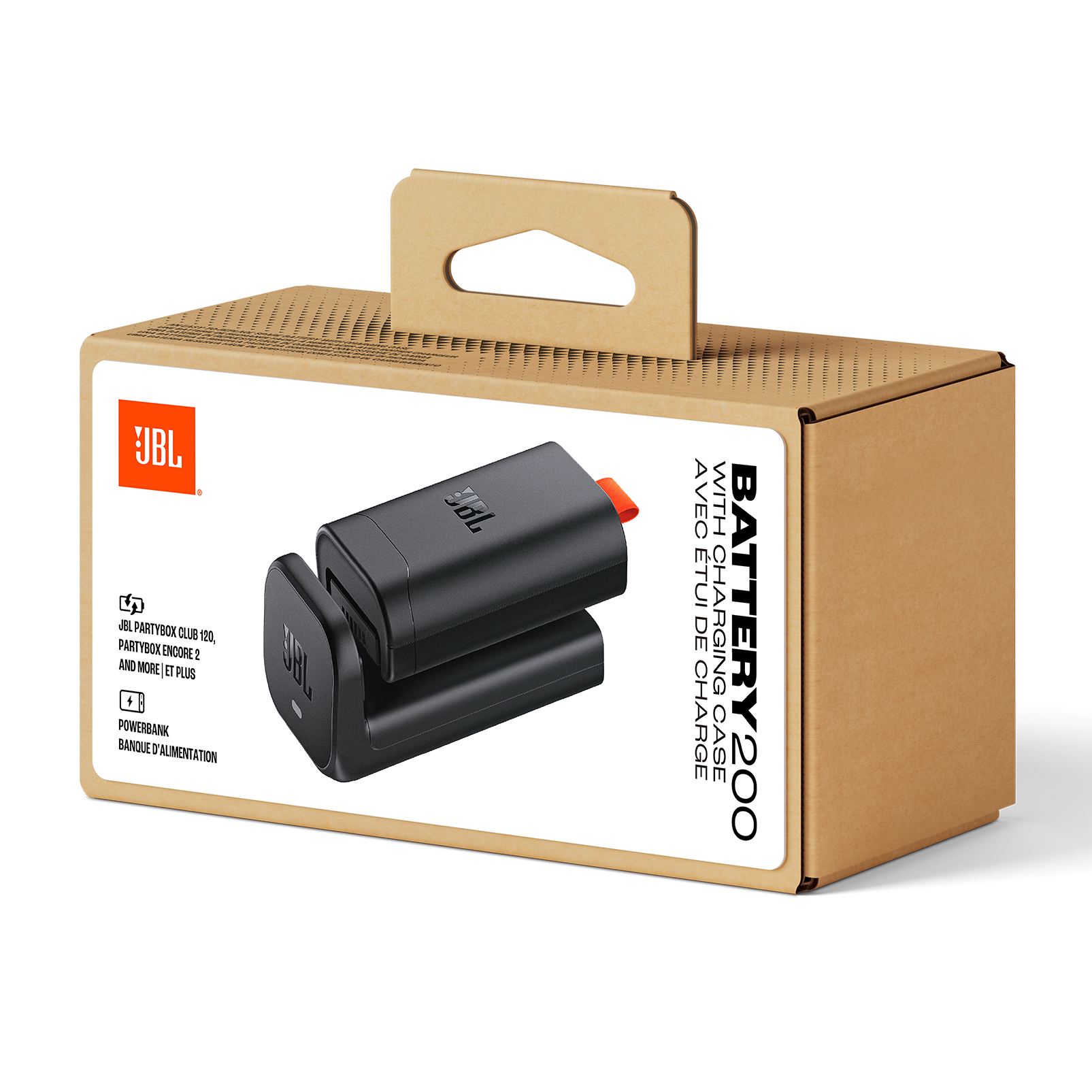 Şarj kutulu JBL Battery 200, karton kutuda.