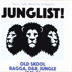 Cover mit drei schwarzen Löwenköpfen vor weißem Hintergrund. Titel: JUNGLIST!