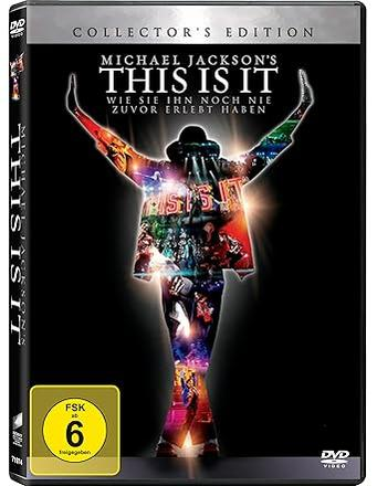 DVD-Hülle von Michael Jacksons 'This Is It' mit Silhouette und FSK 6 Logo.