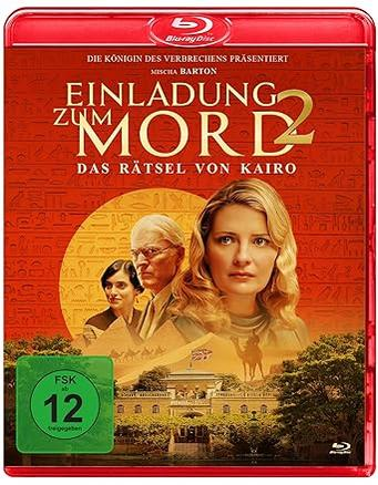 Filmplakat: Einladung zum Mord 2, mit Schauspielern, Pyramiden und einem Gebäude.