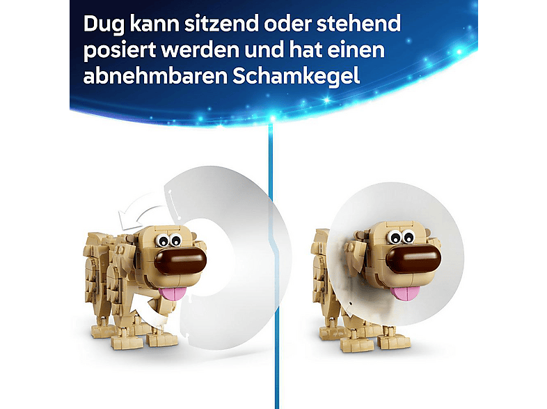 LEGO Disney Pixar 43290 Kevin und Dug Bausatz, Mehrfarbig