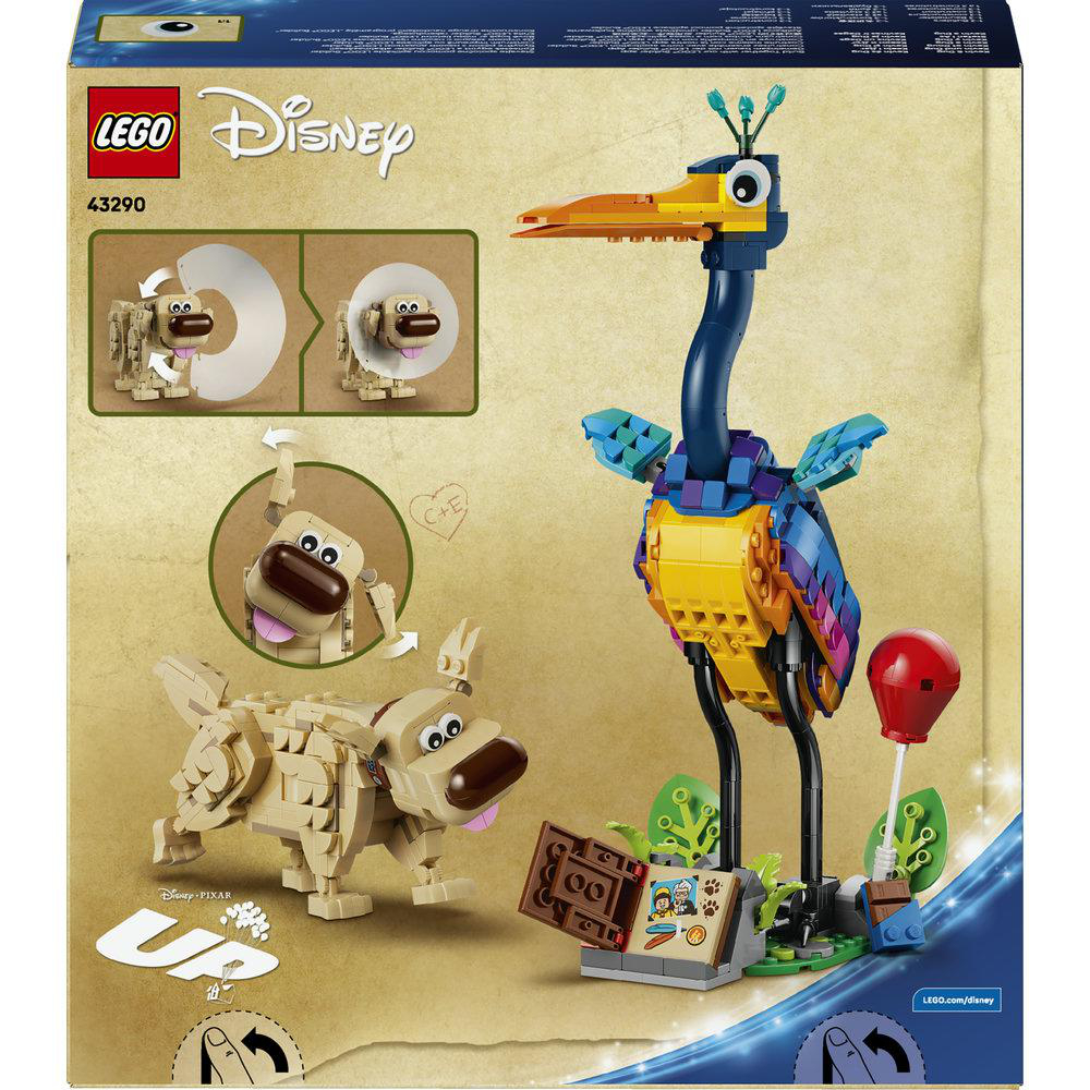 LEGO Disney Set mit Hund Dug, Vogel Kevin und Ballon.