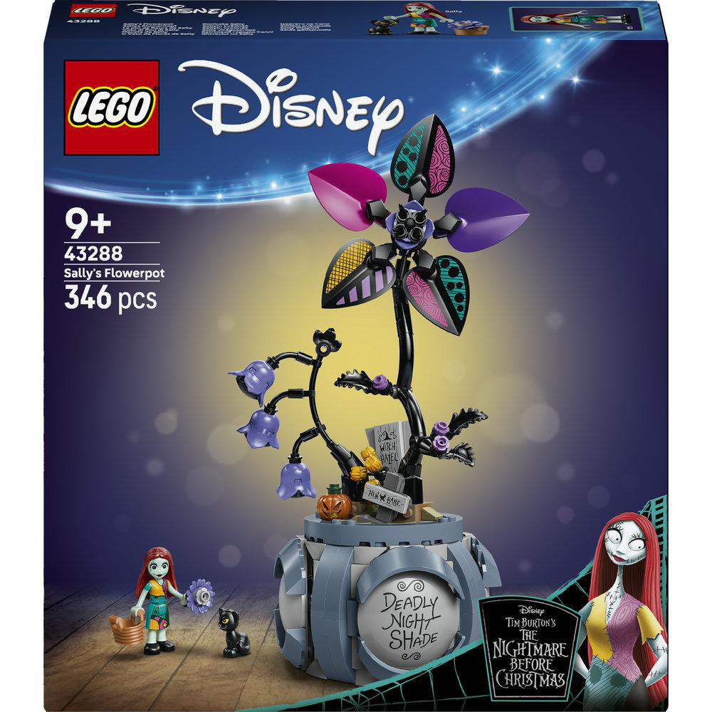 LEGO Bausatz Sallys Blumenkübel aus Nightmare Before Christmas mit Figuren.