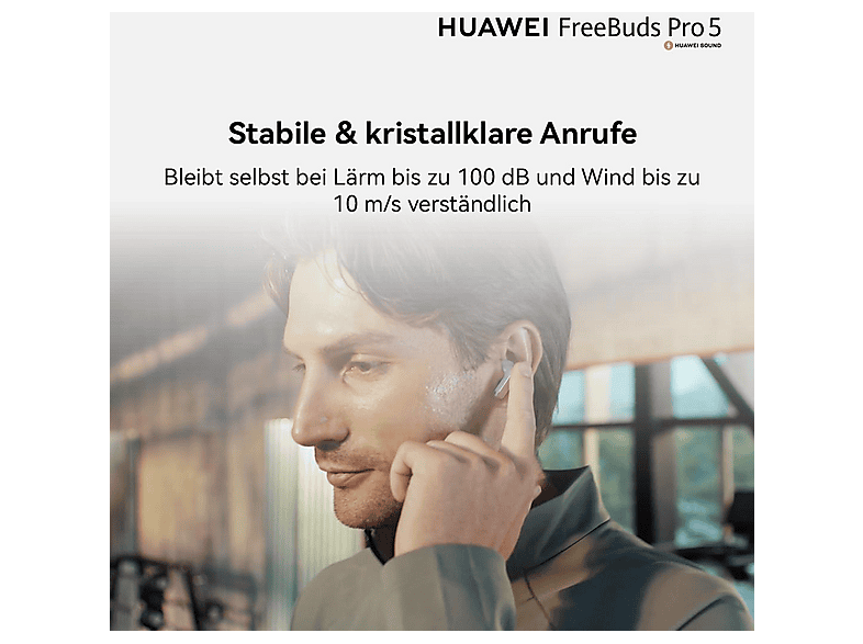Huawei FreeBuds Pro 5, True Wireless Kopfhörer, Weiß — Foto 3 von 5