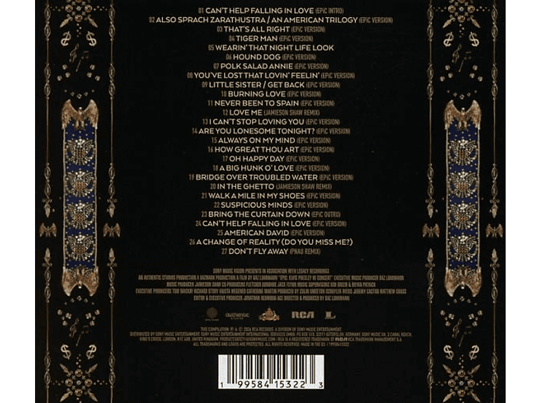 Thumbnail - Elvis Presley - EPiC (Elvis in Concert): Original Motion P (CD)