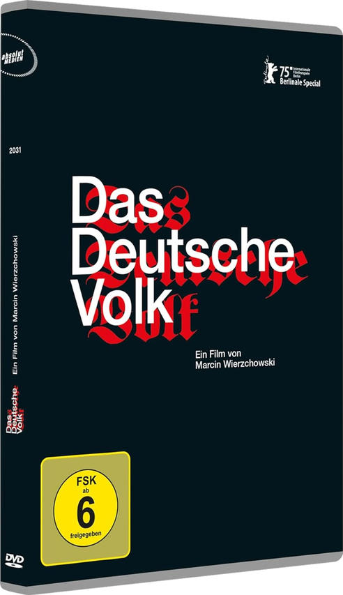 DVD-Cover für 'Das Deutsche Volk', FSK 6, mit Berlinale Special Logo.