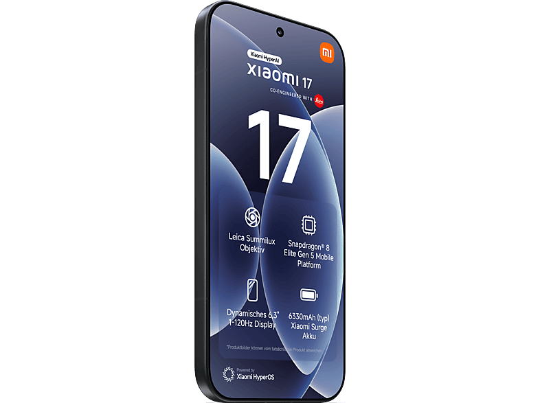 Xiaomi 17, 512 GB, Black, Dual SIM — Foto 3 von 5