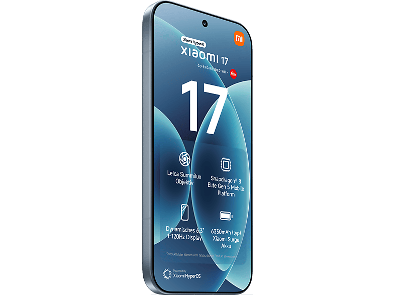 Xiaomi 17, 512 GB, Ice Blue, Dual SIM — Foto 2 von 5