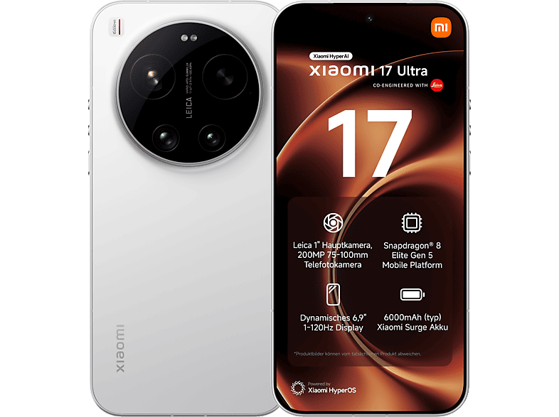 Xiaomi 17 Ultra White 16 GB + 512 GB
