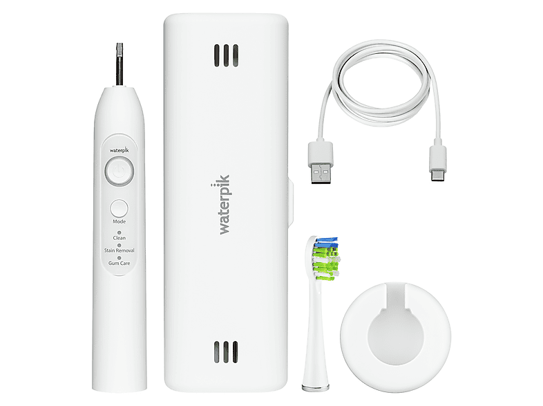 Szczoteczka soniczna WATERPIK STW-03EU Sensonic + Etui podróżne Biały – zdjęcie 2
