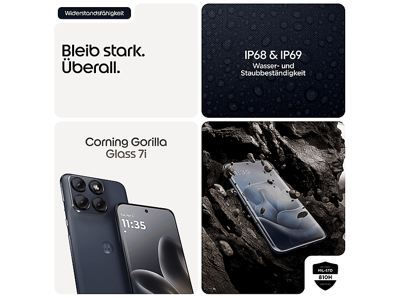 Thumbnail - MOTOROLA edge 70 fusion 256 GB Silhouette Dual SIM