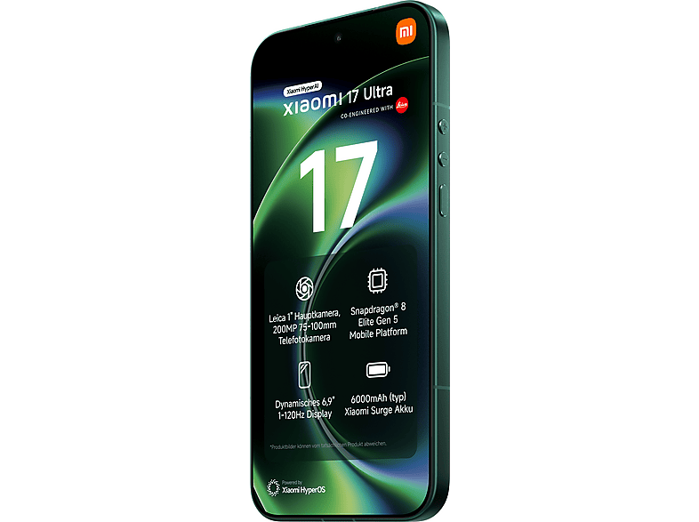 XIAOMI 17 Ultra 512 GB Starlit Green Dual SIM