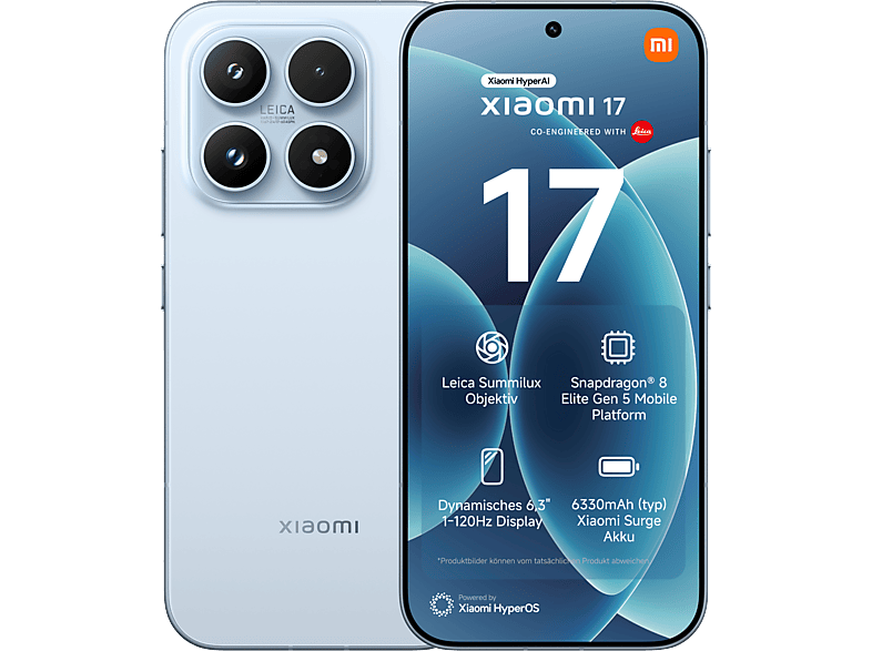 XIAOMI 17 512 GB Ice Blue Dual SIM