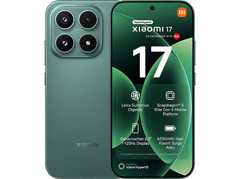 XIAOMI 17 512 GB Venture Green Dual SIM