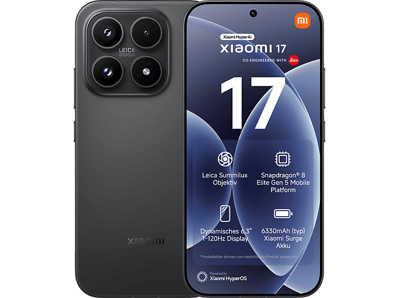 XIAOMI 17 512 GB Black Dual SIM