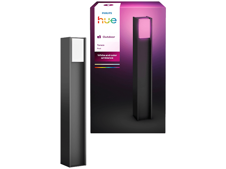Philips Hue Turaco Hoge Sokkellamp- Tuinverlichti