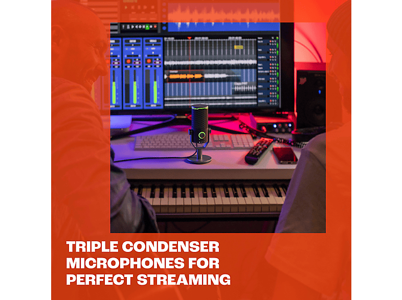 Thumbnail - JBL Quantum Stream Wireless Lightning Mikrofon, Schwarz