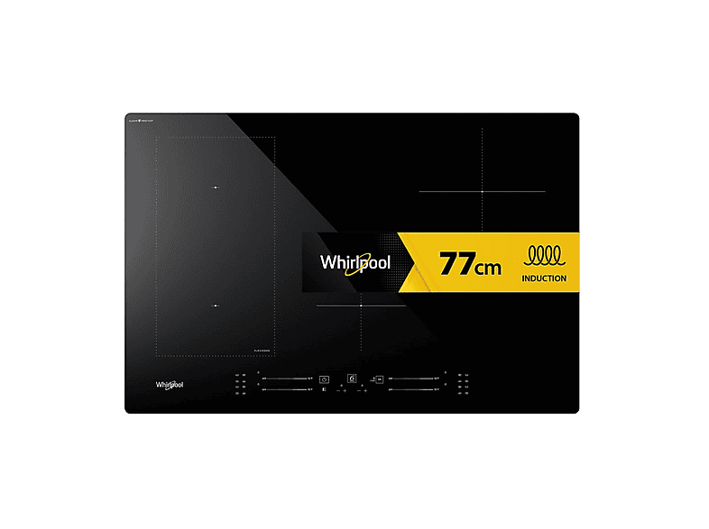 WHIRLPOOL WL S2177 CPNE PIANO COTTURA, 4 zone di cottura, dimensioni: L 77,3 cm, P 51,3 piano in Vetroceramica, Nero