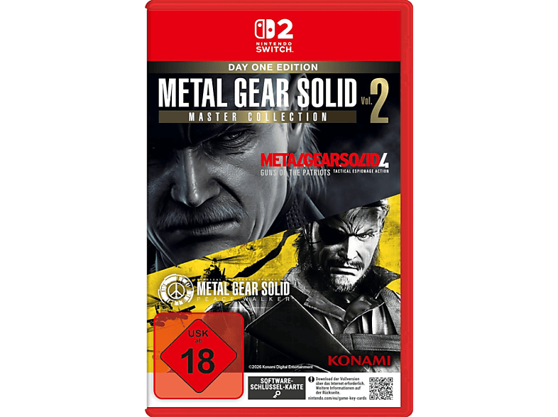 Metal Gear Solid: Master Collection Volume 2 – Day One Edition - Nintendo Switch 2 [Game card]