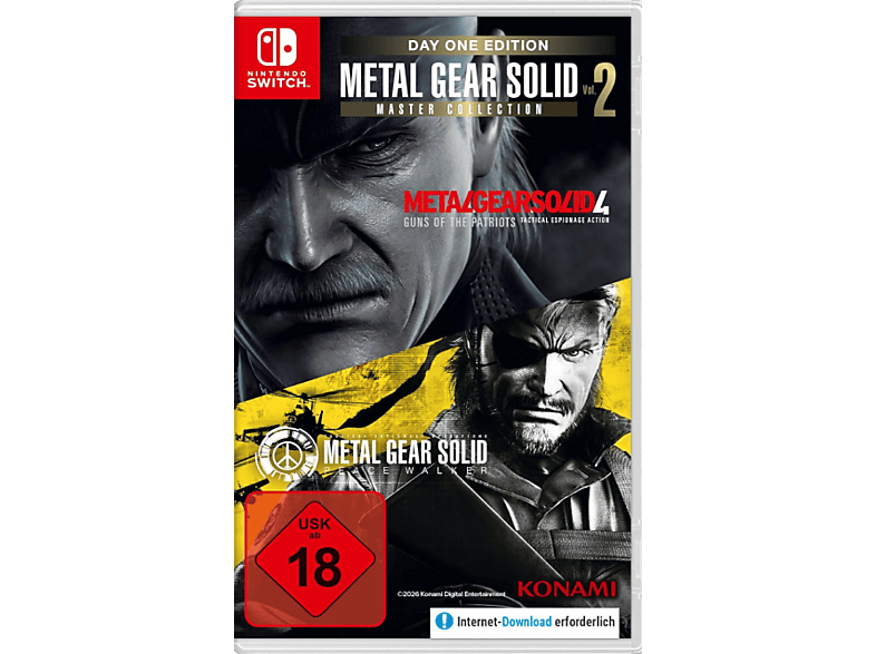 Metal Gear Solid: Master Collection Volume 2 – Day One Edition - Nintendo Switch [Game card]