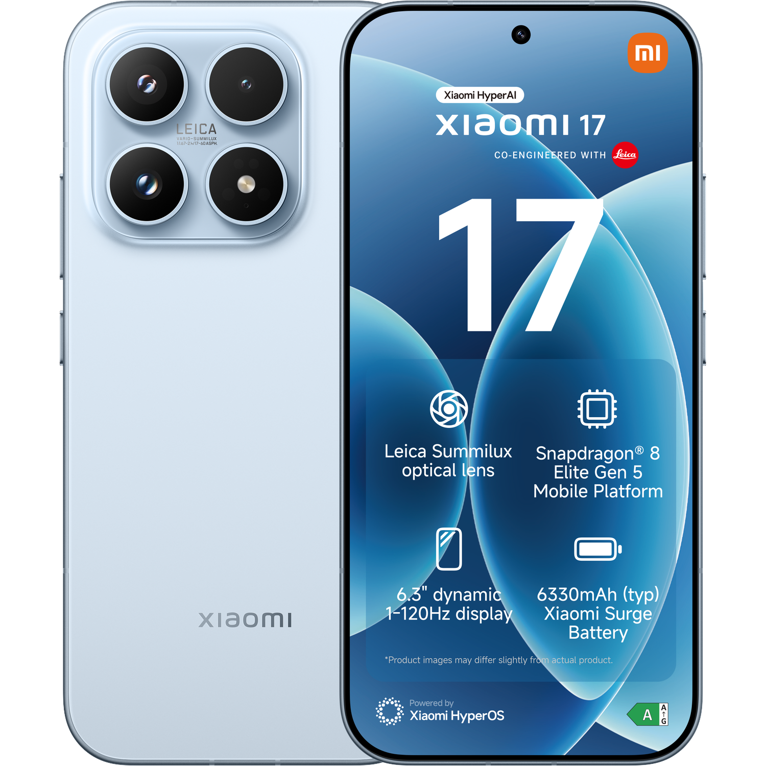 XIAOMI 17 12GB RAM - 512 GB Blauw afbeelding