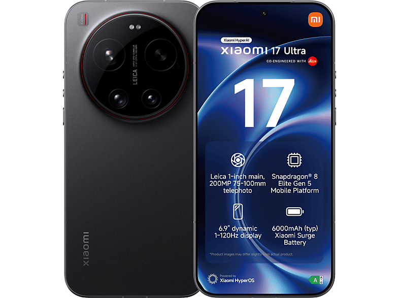 XIAOMI 17 Ultra 16GB RAM | 512 GB Zwart | MediaMarkt