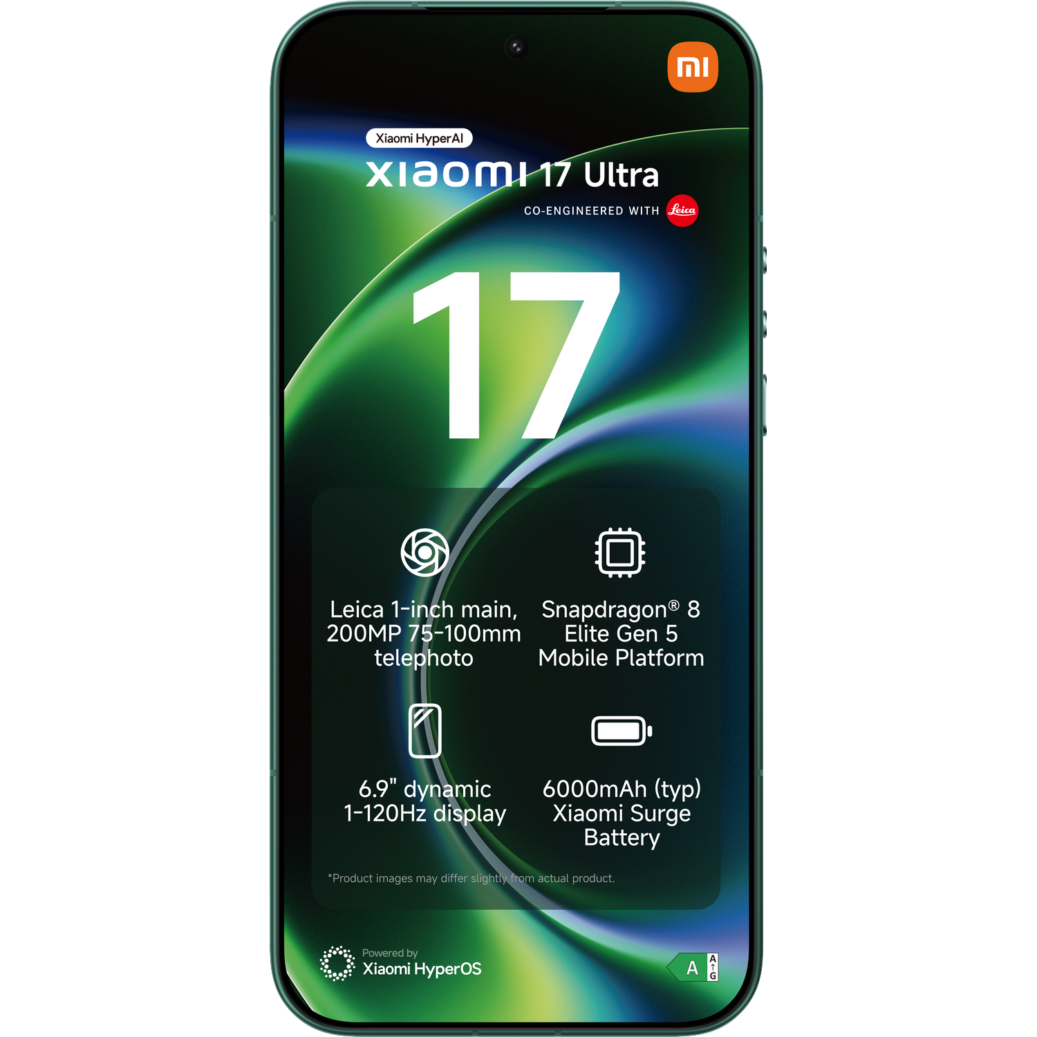 XIAOMI 17 Ultra 16GB RAM 512GB ROM | Groen - 512 GB Groen | MediaMarkt