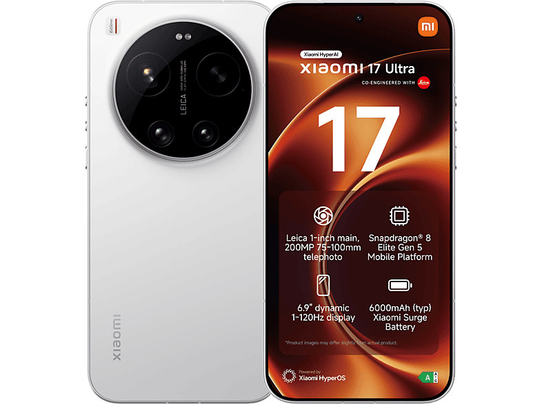 XIAOMI 17 Ultra 16GB RAM 512GB ROM | Wit - 512 GB Wit | MediaMarkt